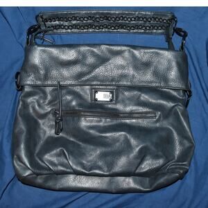 Billabong Convertible Top Handle Tote Hobo Bag Purse Black